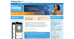 Desktop Screenshot of burgernet.nl